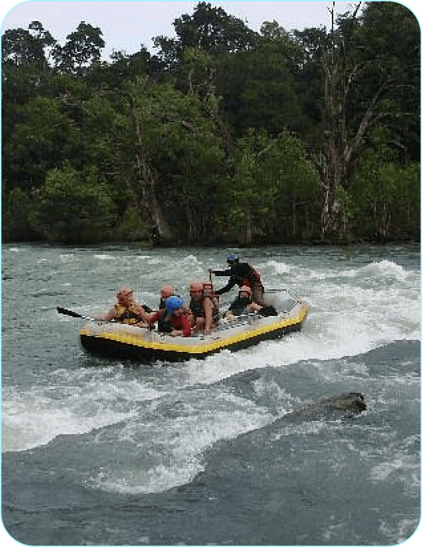 Adventure water sports and activities at River View Stay - Rafting, Kayaking, Ziplining and more